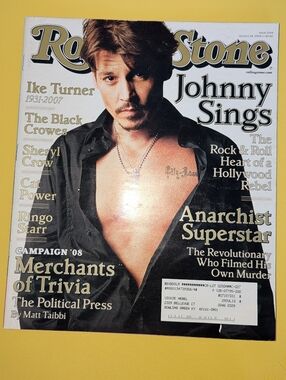 Rolling Stone Issue 1044 January 24, 2008 Johnny Depp
